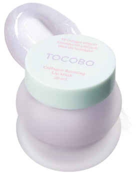 TOCOBO front jar view showing label and lavender scent, highlights overnight hydration