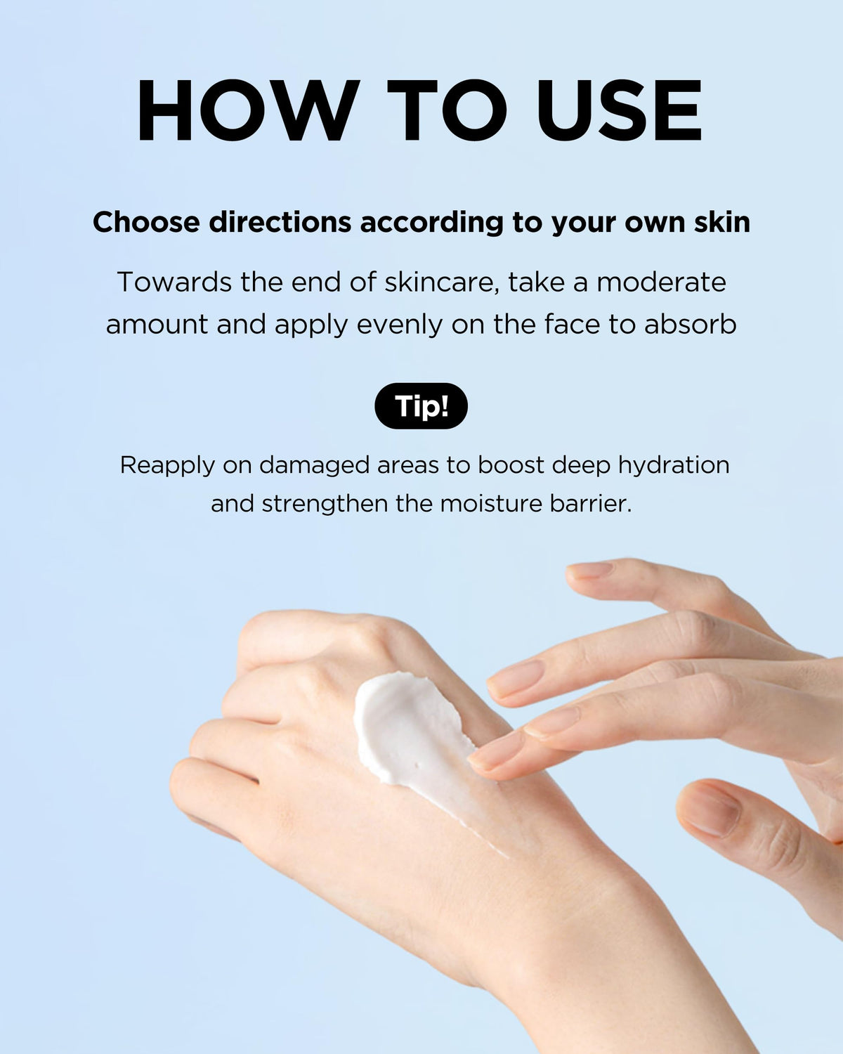 TOCOBO cream being applied after serum for layering and makeup-ready benefit