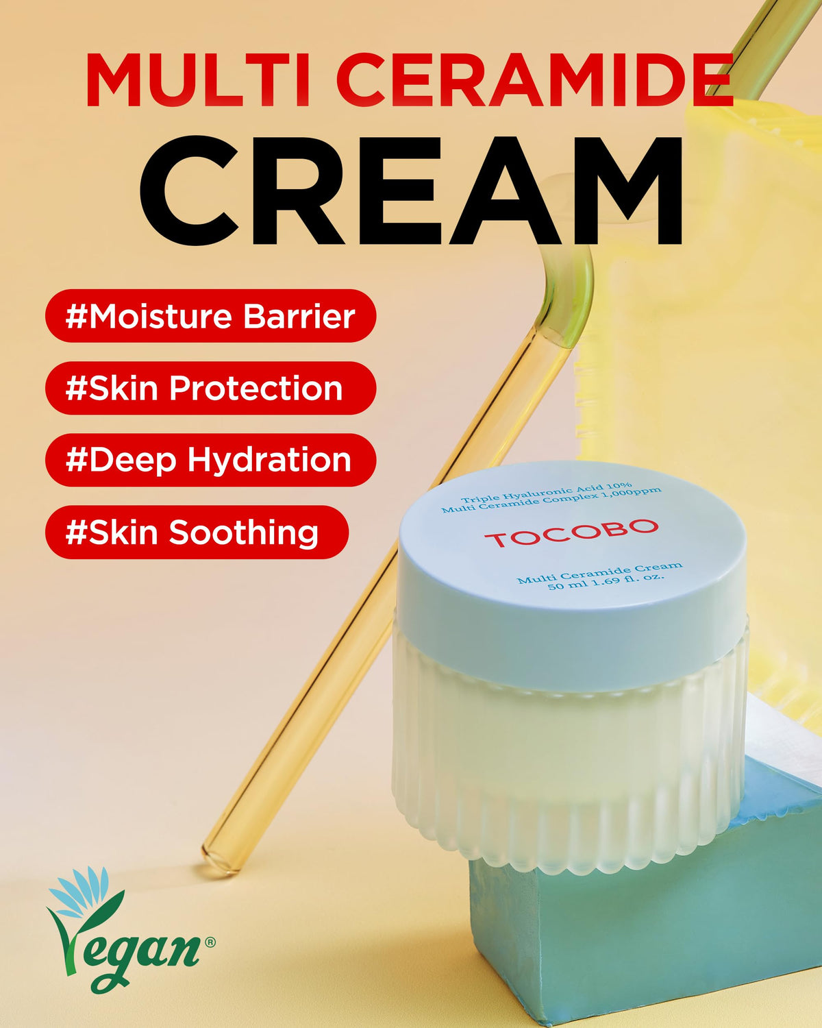 TOCOBO melting sherbet texture close-up for fast-absorbing hydration benefit
