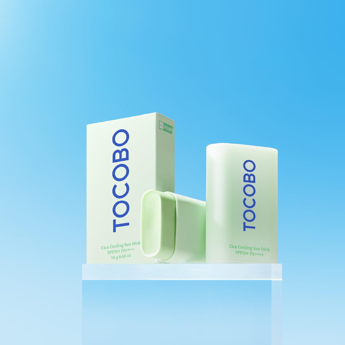 TOCOBO sun stick at beach showing on-the-go sun care benefit