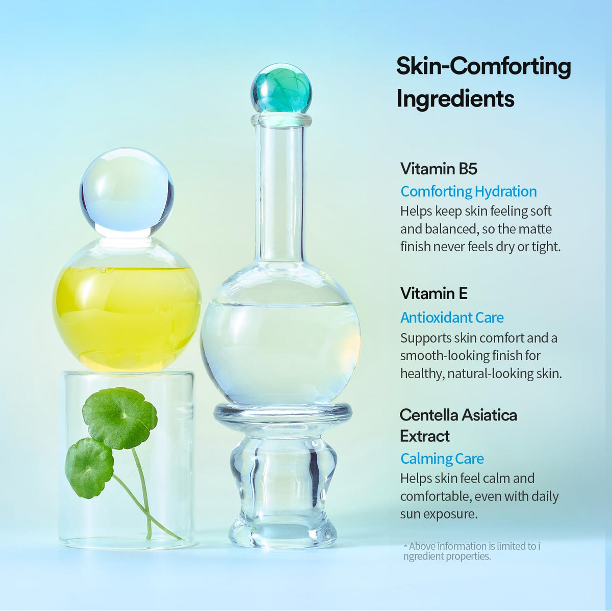 TOCOBO side label with ingredient list highlighting clean formula