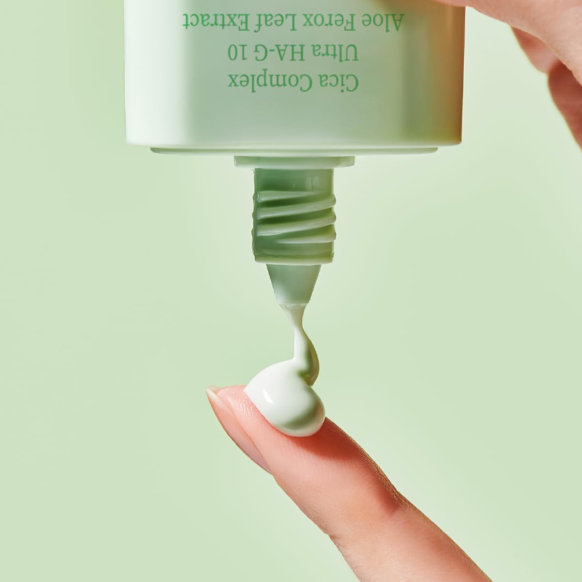 TOCOBO texture spread on hand illustrating non-greasy, moisturizing finish