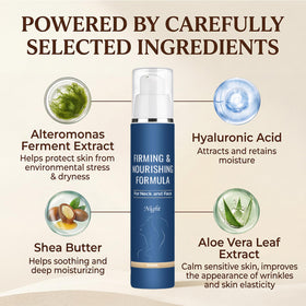 TOGOLIUN apply to face and neck demonstrating simple nightly routine benefits
