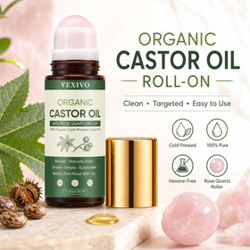 TOGOLIUN Vexivo close-up of rose quartz roller ball for smooth controlled glide