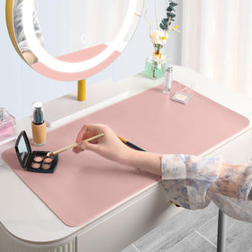 TOHONFOO lifestyle shot on vanity adding tidy, decorative protection benefit