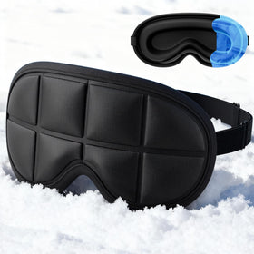 Tolaccea front view of sleep mask showing packaging and design benefits