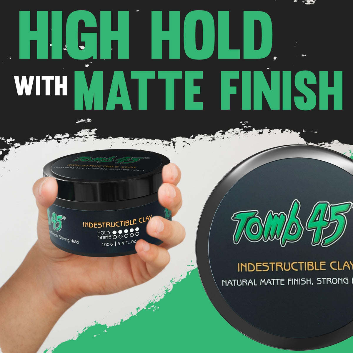 Tomb45 being warmed in hands for easy application and control