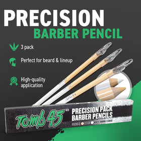 Tomb45 built-in sharpener close-up, ensuring consistently sharp pencil tips