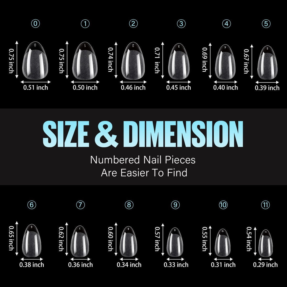 TOMICCA finished gel polish on tips, demonstrates seamless color compatibility