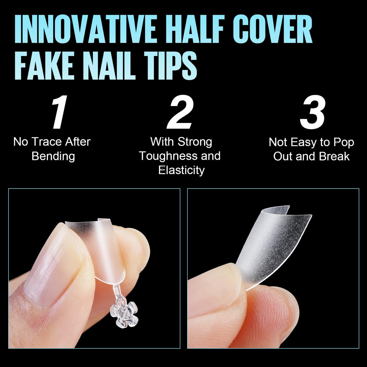 TOMICCA in-use DIY application with adhesive, simplifies at-home extensions