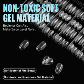 TOMICCA press-on application in hand, faster DIY manicures benefit