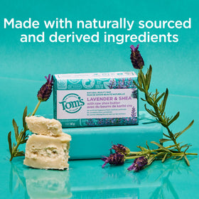 Tom's of Maine close-up of soap texture showing creamy lather benefits
