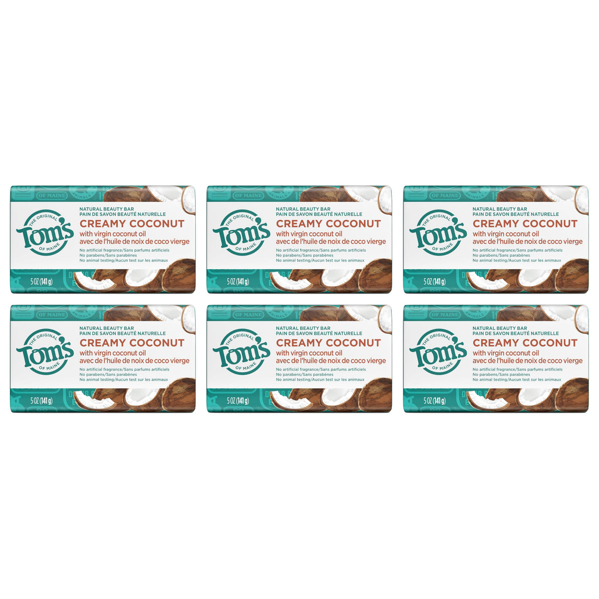 Tom's of Maine lather on washcloth showing rich foam and efficient cleansing
