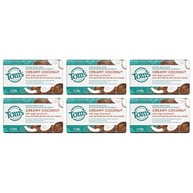 Tom's of Maine lather on washcloth showing rich foam and efficient cleansing
