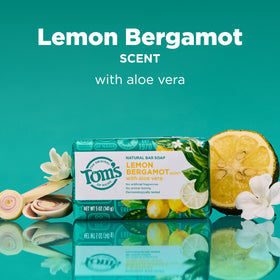 Tom's of Maine close-up of soap texture highlighting creamy lather benefit