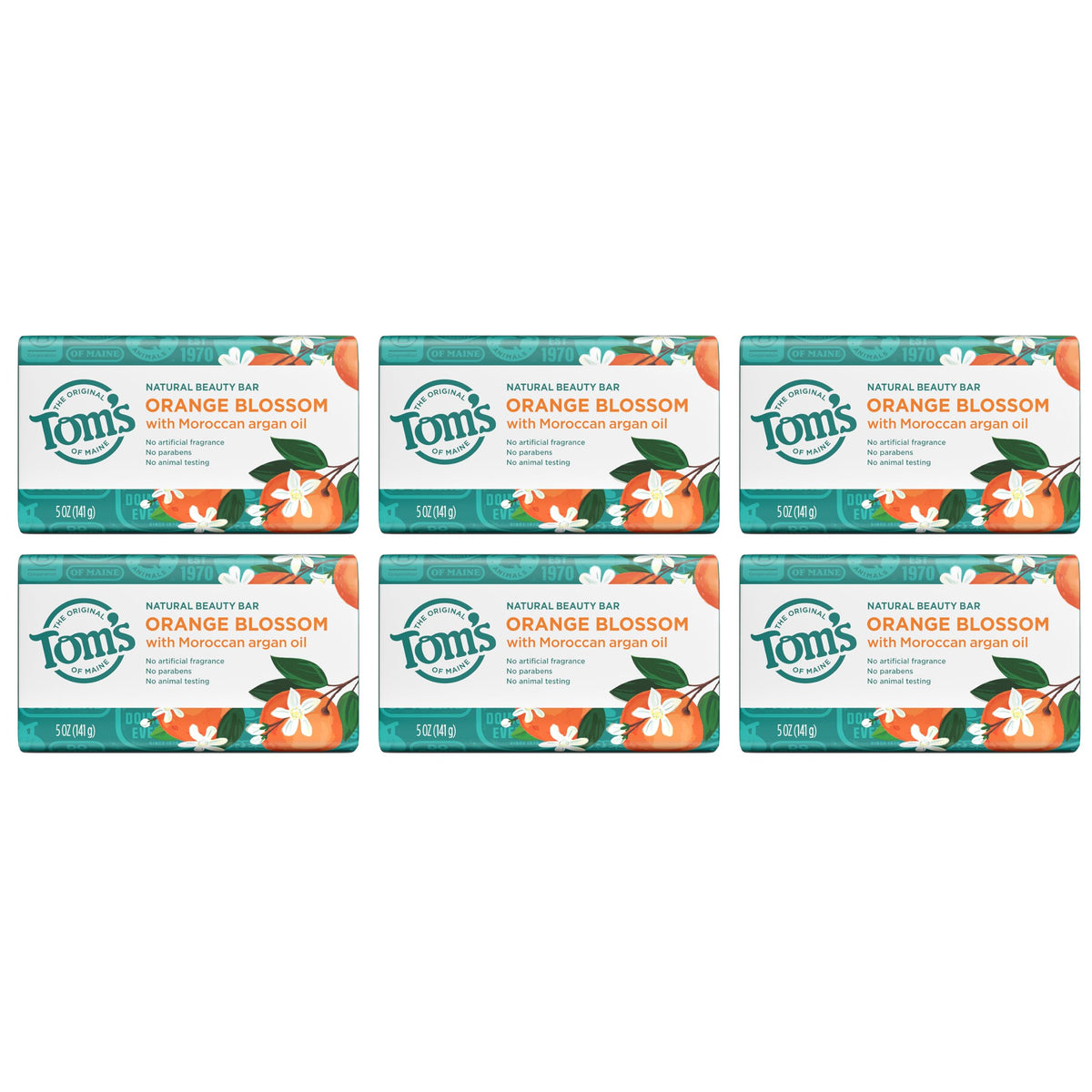 Tom's of Maine bar inside travel kit demonstrating portability and travel-friendly benefit