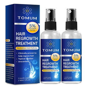 TOMUM front packaging showing dual 60ml bottles and branding for easy identification