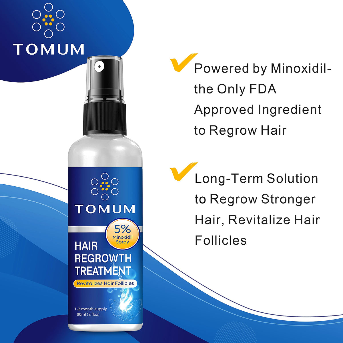 TOMUM spray nozzle close-up demonstrating precise 0.25ml dosing for controlled application