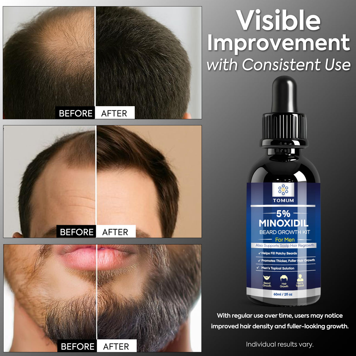 TOMUM lightweight serum texture pouring to show easy absorption and control