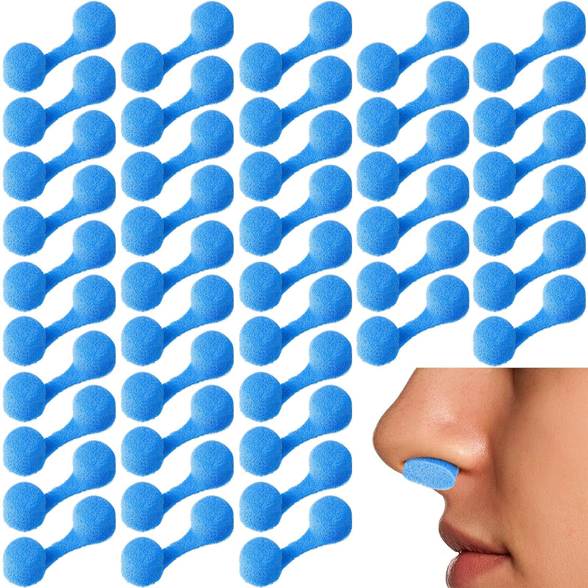 Tondiamo front packaging showing 100 blue nose filters and easy storage benefit