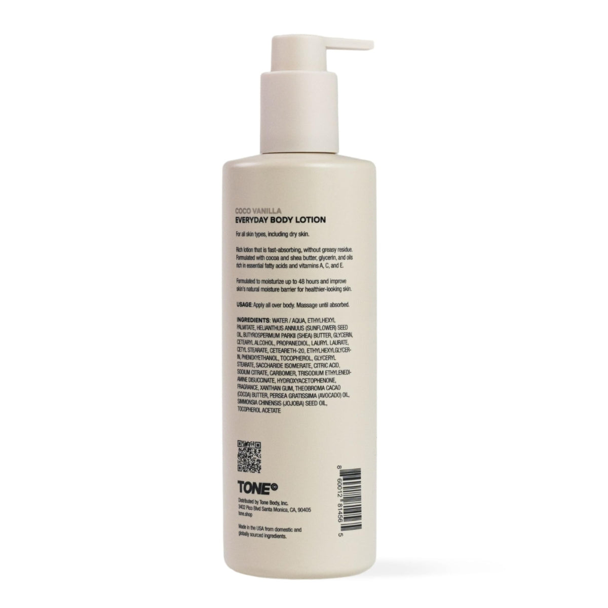 TONE bottle on bathroom shelf lifestyle shot showing everyday routine ease