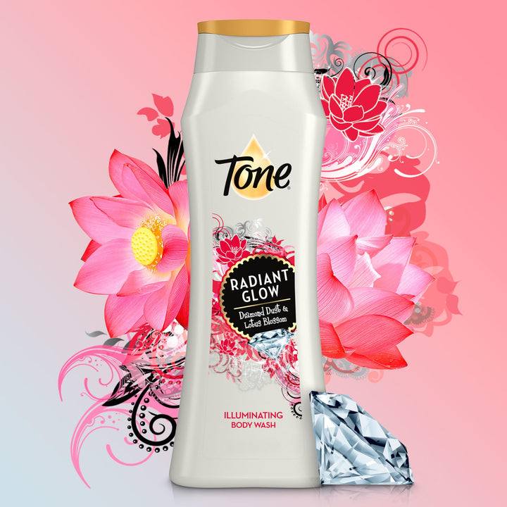 Tone Radiant Glow close-up of creamy texture with shimmer for visible radiance
