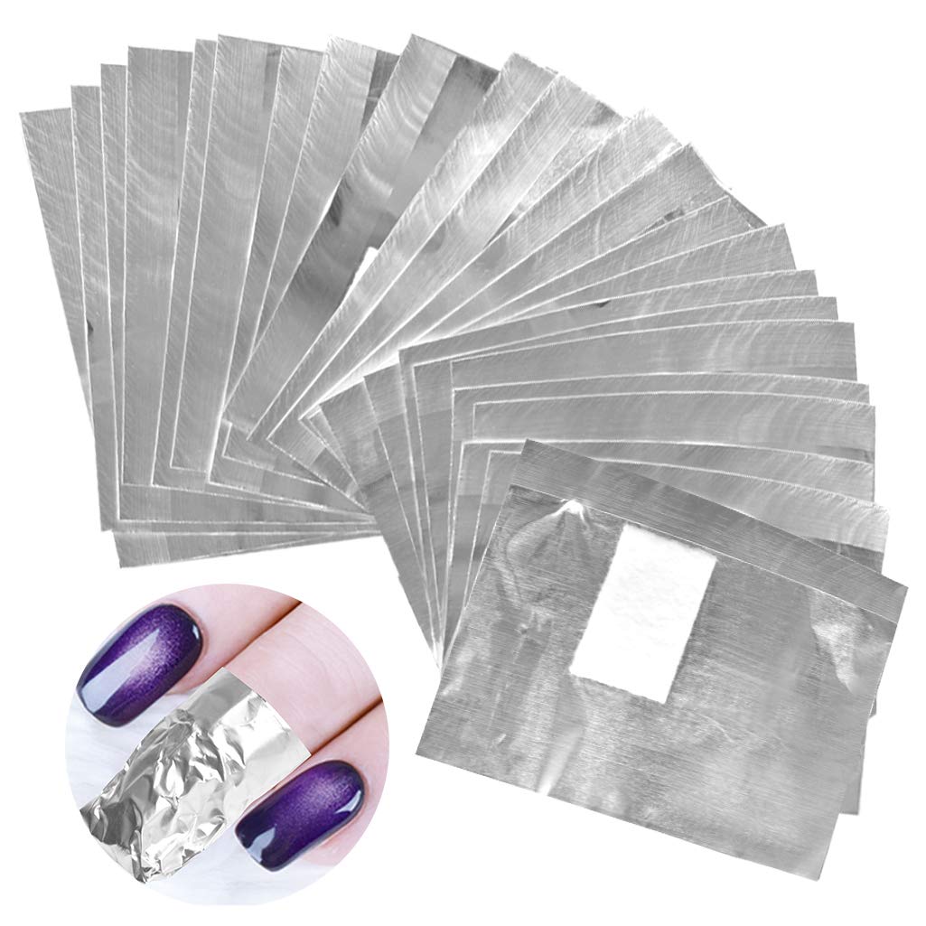 Tongcloud open foil wrap with cotton pad ready to absorb acetone effectively