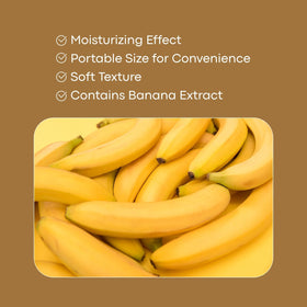 TONYMOLY banana extract and ingredient focus showing natural nourishment