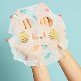 TONYMOLY bat-shaped eye patch detail reducing puffiness and soothing eyes