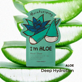 TONYMOLY essence dripping from mask highlighting vitamin-infused hydration benefit