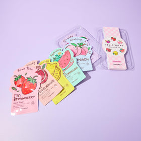 TONYMOLY mask being applied on face demonstrating quick hydration benefit