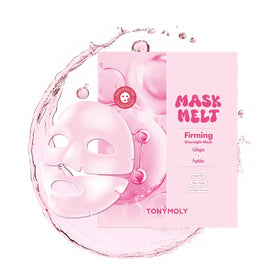 TONYMOLY close-up of clear hydrogel texture illustrating smooth melting action