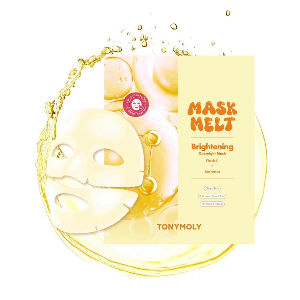 TONYMOLY flatlay showing four masks for scale and kit contents convenience