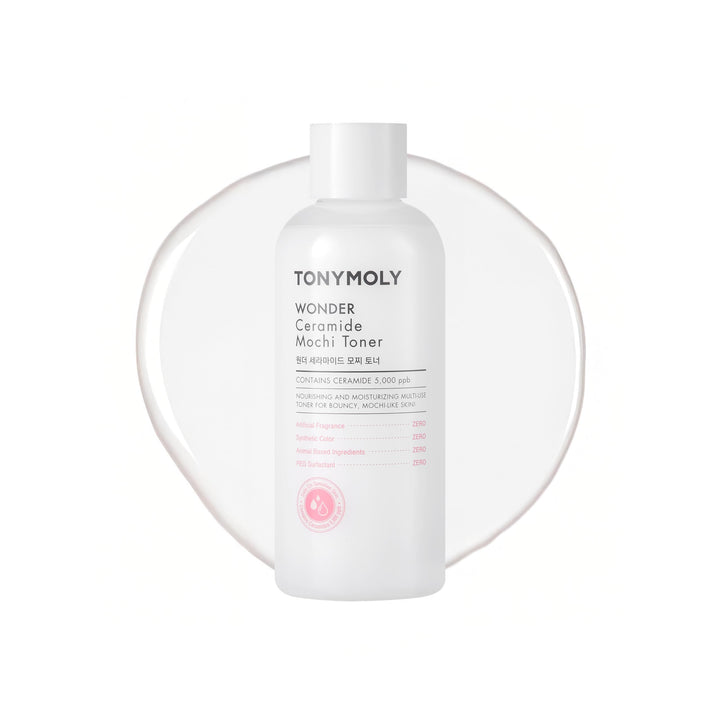 TONYMOLY front bottle shot showing clean packaging and 300ml size benefit
