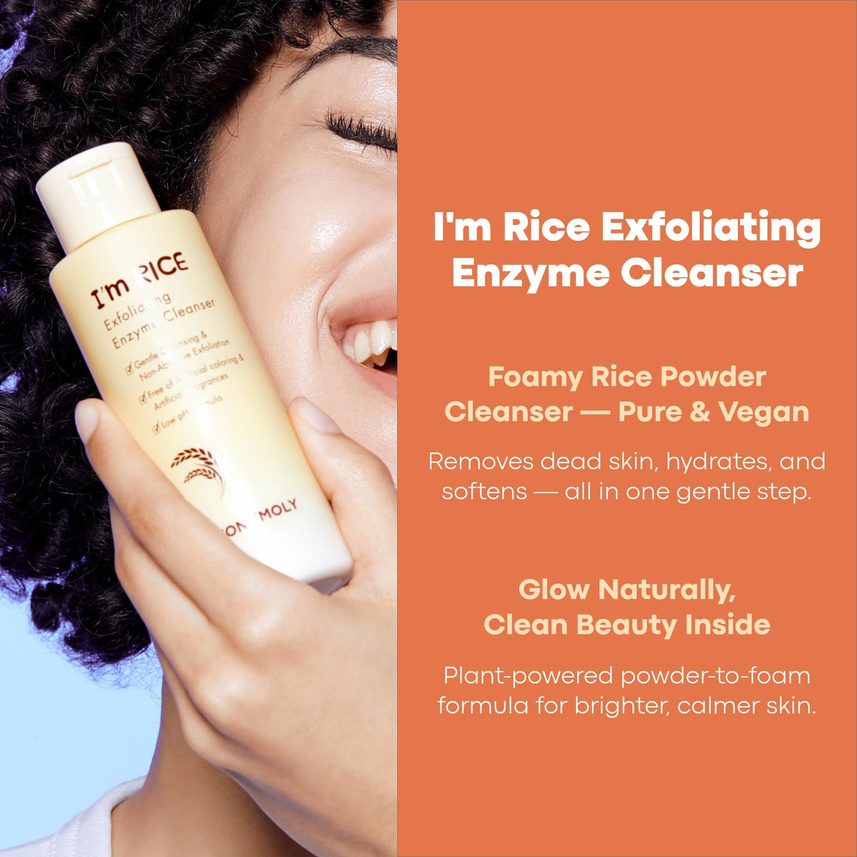 TONYMOLY water-activated foam in hand demonstrating easy mixing benefit