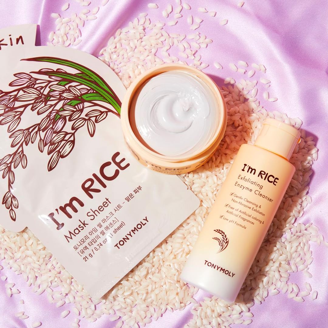 TONYMOLY packaging label detail highlighting ingredients and product claims