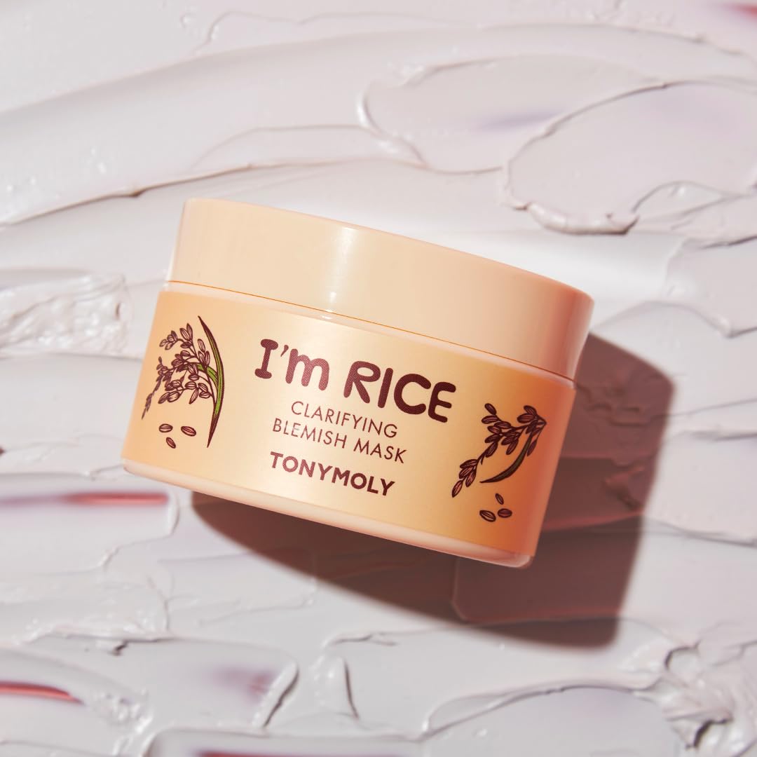 TONYMOLY 100ml jar next to measuring items showing travel-friendly size