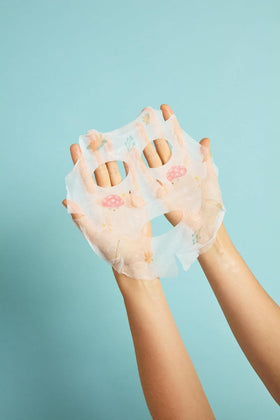 TONYMOLY pouring translucent mask serum illustrating hydrating texture and nourishing shine