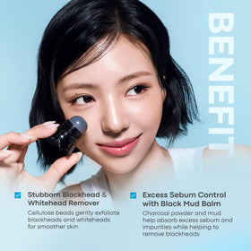 TONYMOLY stick held in hand to show compact travel-friendly size benefit