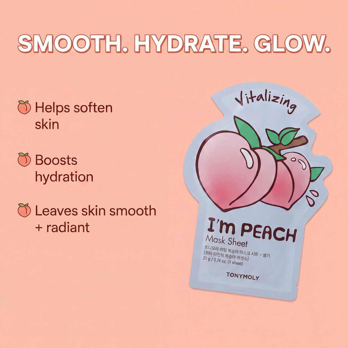 TONYMOLY watermelon mask pouch close-up highlighting hydrating boost