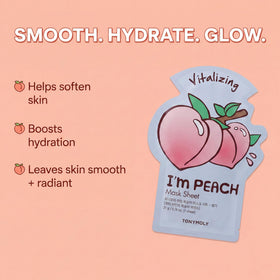 TONYMOLY watermelon mask pouch close-up highlighting hydrating boost