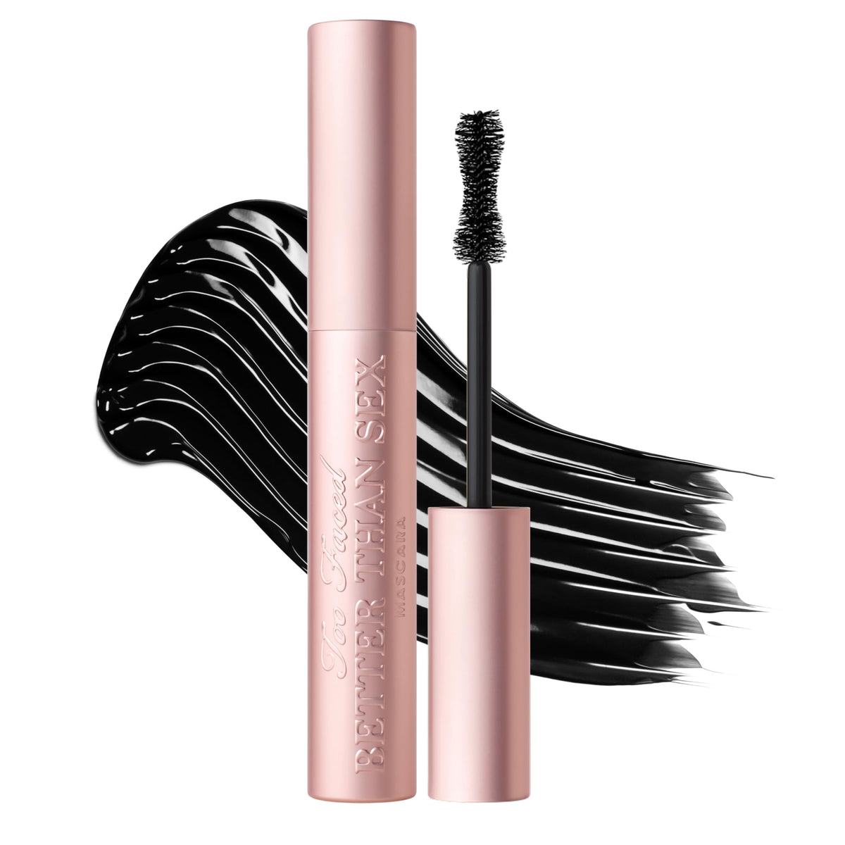 Too Faced front packaging showing sleek tube and bold branding for shelf appeal