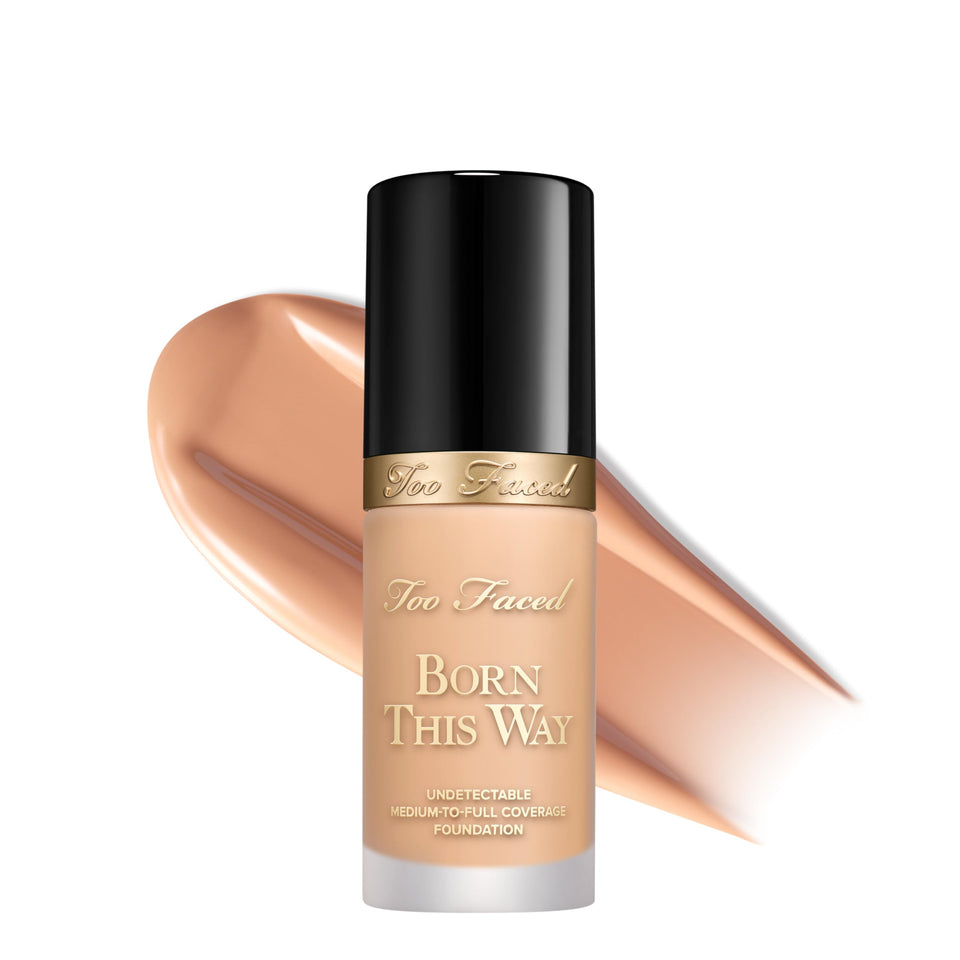 Too Faced bottle front packaging showing product name and elegant design for brand appeal