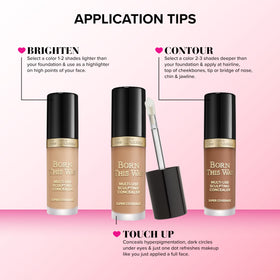 Too Faced product on vanity lifestyle scene suggesting everyday beauty use