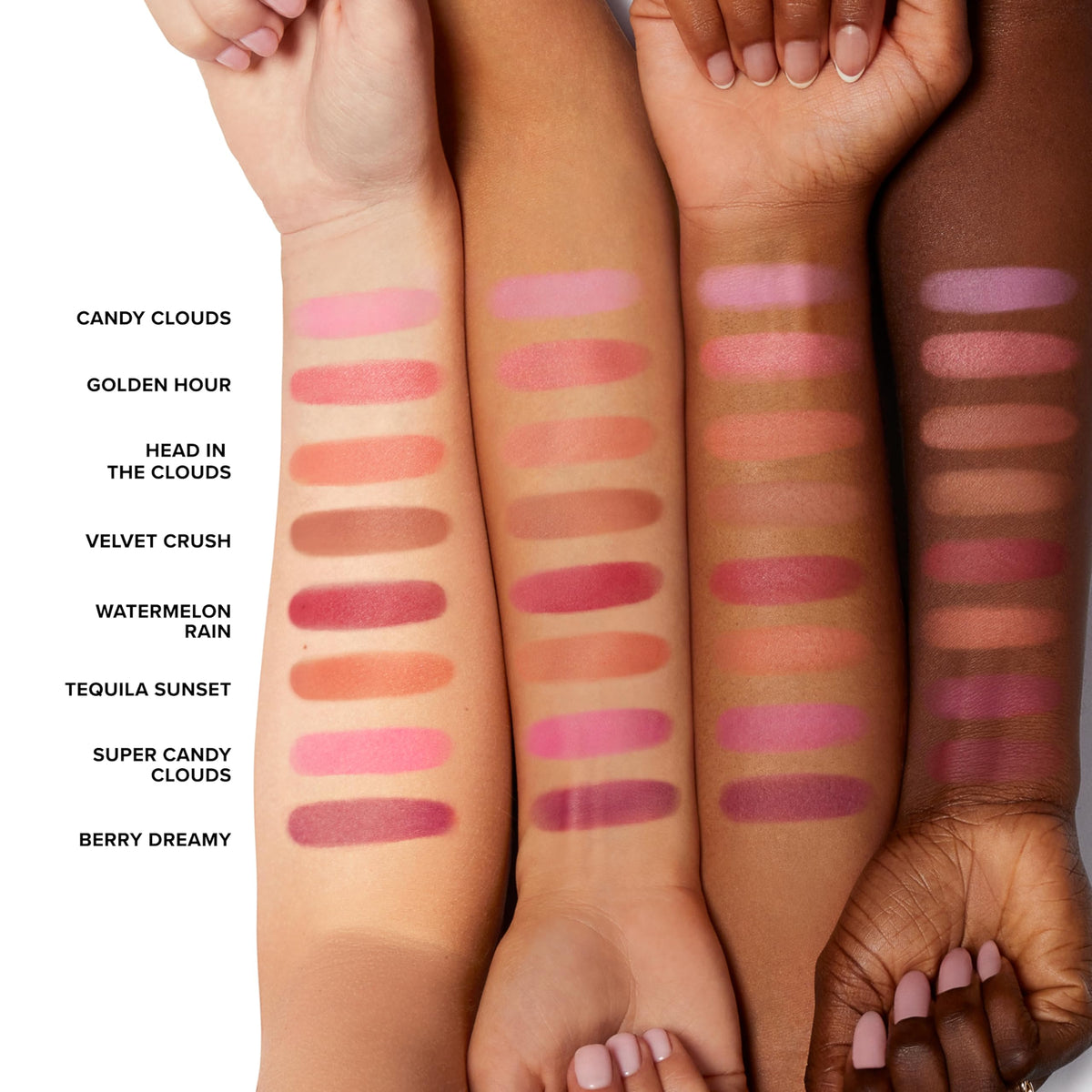 Too Faced ingredient label close-up showing naturally derived focus