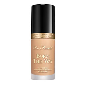 Too Faced front packaging showing bottle and label, benefit: sleek shelf appeal