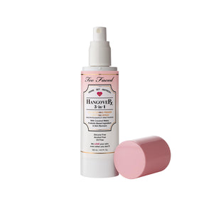 Too Faced label close-up showing coconut water ingredient and soothing benefit