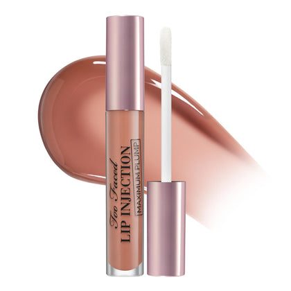 Too Faced front packaging showing Honey Bear shade and glossy finish benefit
