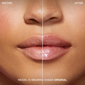 Too Faced label close-up of ingredients listing hydration and conditioning benefit