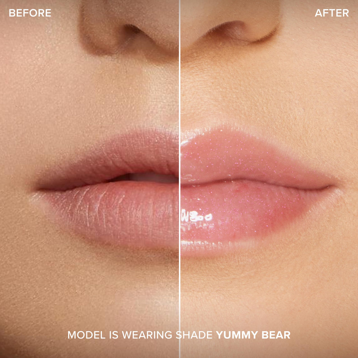 Too Faced applicator close-up illustrating precise application and glossy coverage